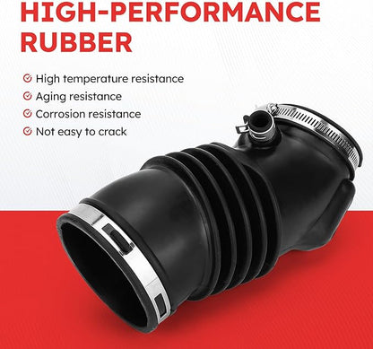17228RV0A00 Engine Air Intake Hose Tube with Clamps for 2011-2017 Honda Odyssey V6 3.5L Replace# 17228RV0A00 696-159