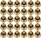 KUWAN 0.016" Orifice (0.4mm) Thread UNC 10/24 Brass Misting Nozzles Low Pressure Atomizing Misting Sprayer Water Hose Nozzle for Greenhouse, Landscaping, Outdoor Cooling Mister System (30PCS)