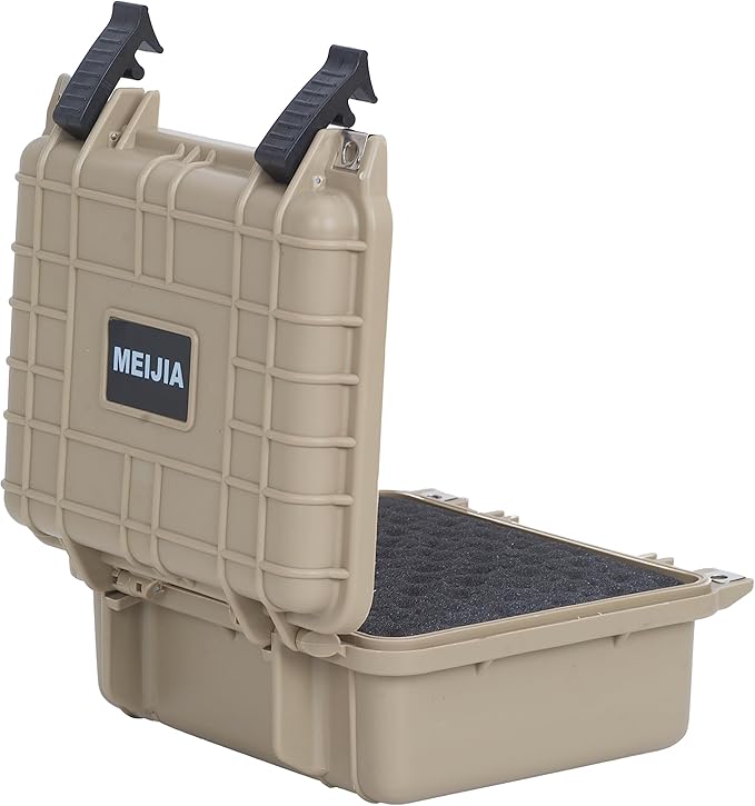 MEIJIA Portable All Weather IP67 Waterproof Protective Case,Hard Camera Case,Dry Case with Customizable Foam,Fit Use Of Drones,Camera,Equipments,10.62 x9.68x4.87inches