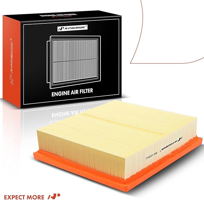 A-Premium Engine Air Filter Compatible with Toyota, Dodge, Jeep & Lexus Models - Camry, Highlander, Avalon, Sienna, Durango, Grand Cherokee, ES350, NX300, RX350 - Replace# 17801-0P050
