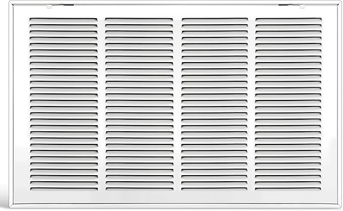 Fancat Return Air Filter Grille for 24x14 Ducts, Steel Air Vent Cover with Removable Door for 1" Filters | Fits Sidewall & Ceiling | Outer Size: 26 5/8" W x 16 5/8" H