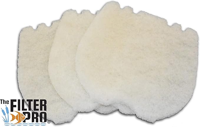 Cut Replacement Skimmer Filter Top Mat - Beige Coarse Filter Media to Fit Popular Brands, Made in USA (19" x 19" x 1.25" Thick- 3 Pack)