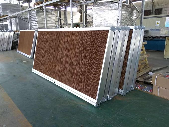 High Efficiency Swamp Cooler Pads, Swamp Cooler Filter, Evaporative Cooling Pad, Evaporative Cooler Pads, Evaporative Cooler Replacement Media, 1 Piece (24" Long, 12" Wide, 6" Thick)