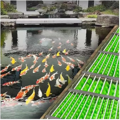 Stainless Steel Filter Brushes - High-Efficiency Biofiltration Media for Aquarium, Pond, and Koi Tank Cleaning
