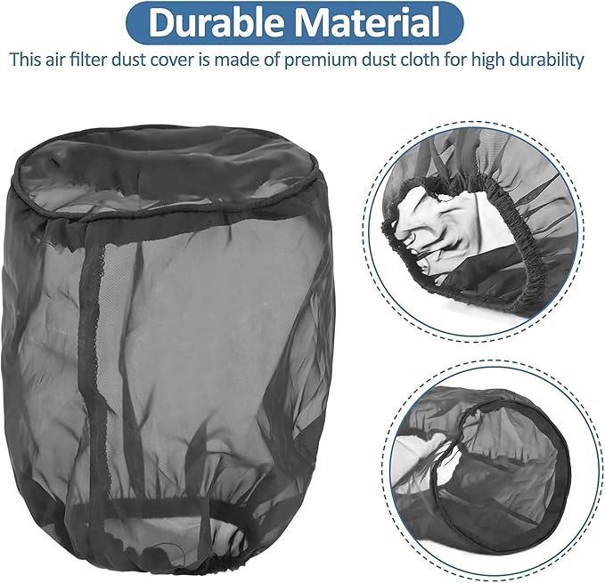 Universal Air Filter Cover, Small, Protects High-Flow Air Intake Filters