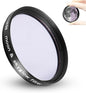 Astromania Telescope Moon Filter 2 Inch, Moon Skyglow Filter Reduces Moon Glare and Enhances Lunar Crater Details, Eyepiece Accessory for Astronomy Beginner, Works with Telescope Accepts 2" Eyepieces