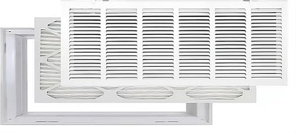 Venti Air Steel Return Air Filter Grille with MERV 11 Filter Pre-Installed - Removable Face/Door for 1 inch Filters - HVAC Duct Cover Grill (2-3 Business Day Delivery) (HFG3014F)