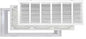Venti Air Steel Return Air Filter Grille with MERV 11 Filter Pre-Installed - Removable Face/Door for 1 inch Filters - HVAC Duct Cover Grill (2-3 Business Day Delivery) (HFG3014F)