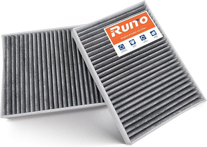 RUITO Cabin Air Filter Fits X5, X6, X7, 530E, 530i, 540i, 740i, 750i, 840i, M5, M8, Replacement for CF12501, PC99244, 64119366401