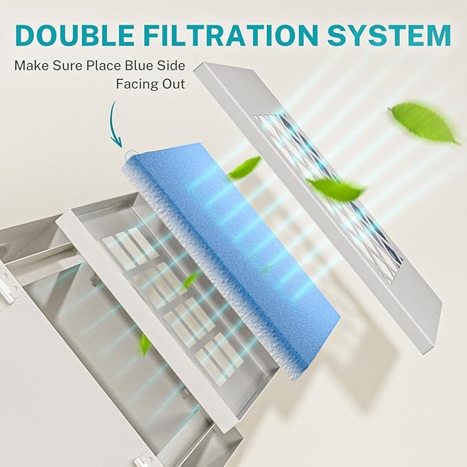 Indoor Dryer Vent Kit 10 Pack Dryer Filter Replacement, Compatible with HG Power Indoor Dryer Vent Systems, Polyester Vent Filters