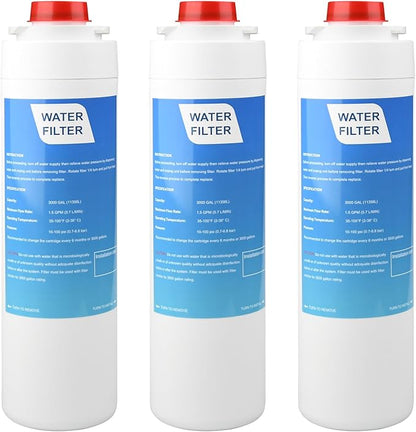 3 Pack 51300C Replacement Filter(No Chip) Compatible with 51300C EWF3000, Compatible with ezh2o ERF750, 55898C Bottle Station, High Capacity 3000 Gallon