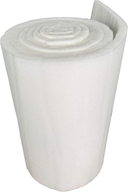 wioboy Paint Booth Ceiling Filter, Spray Booth Tacky Intake Filter for Down Draft Paint Booths (36" x 95" (7/case))