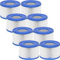 Type VI Hot Tub Filter Cartridge Compatible with Lay-Z-Spa, Coleman SaluSpa 90352E, 58323E, 58323 Swimming Pool Pump (8 Pack)
