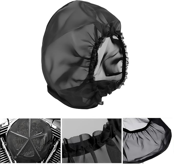 Motorcycle Waterproof Air Filter Rain Sock Dustproof Protective Cover Fits, Air Filter Cleaner Kits for Harley Davidson Touring Road King Street Glide Softial Fat Boy Air Filter Cleaner Kits