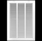 HVAC Premium 16 x 24 Duct Opening Steel Return Air Filter Grille, for 1-inch Filter, Removable Door, Flat Stamped HVAC Vent Cover Grille, Outer Dimensions 18.5 x 26.5