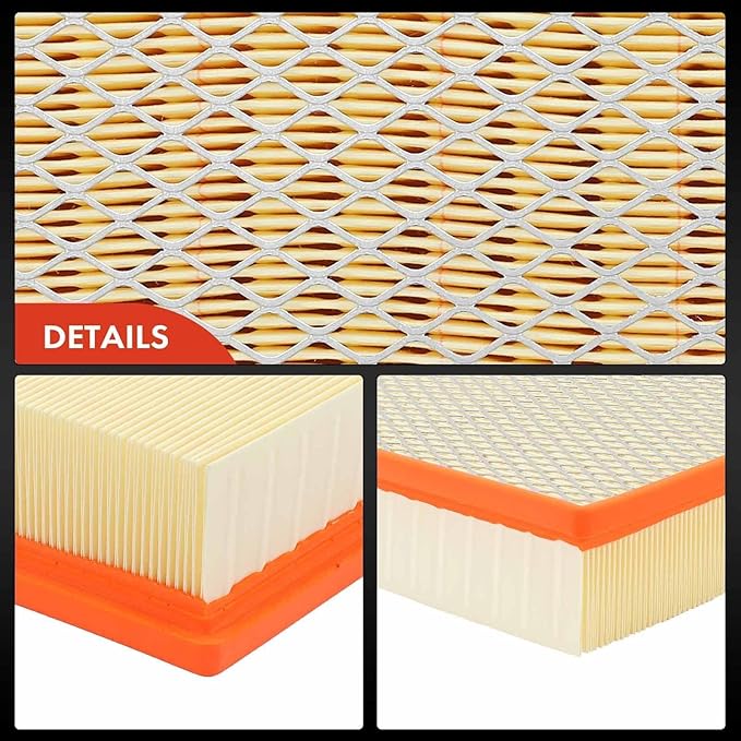 A-Premium Engine Air Filter Compatible with Selected Cadillac, Chevrolet & GMC Models - Silverado, Sierra, Avalanche, Suburban, Tahoe, Yukon, Escalade & More