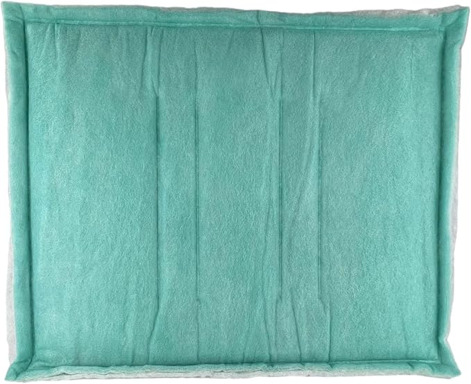 wioboy Paint Spray Booth Intake Filter Pad, 25" x 20" (20/case) Tacky Panel with Internal Wire Frame