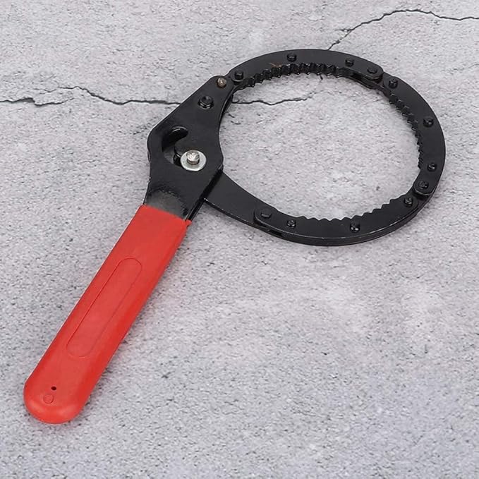 Aramox Oil Filter Wrench, 75-96mm, TPR Handle, ABS Material, Stainless Steel