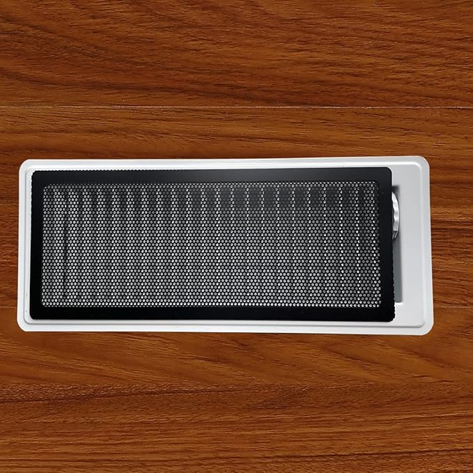 Floor Register Vent Cover- 4"x12" Magnetic Air Vent Screen Mesh Cover, Perfect for Wall/Ceiling/Floor Air Vent Filters (4-Packs)