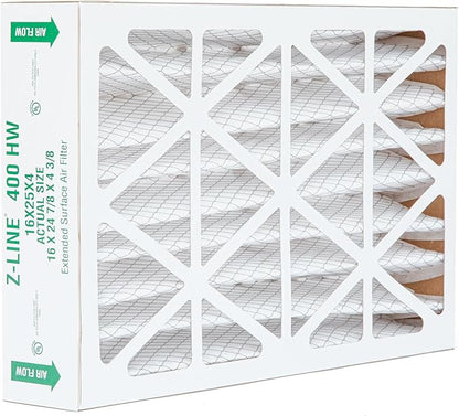 Glasfloss ZL 16x25x4 MERV 10 Air Filter Honeywell FC100A1029 Replacement Air Cleaners. 2 Pack. Exact Size: 16 x 24-7/8 x 4-3/8