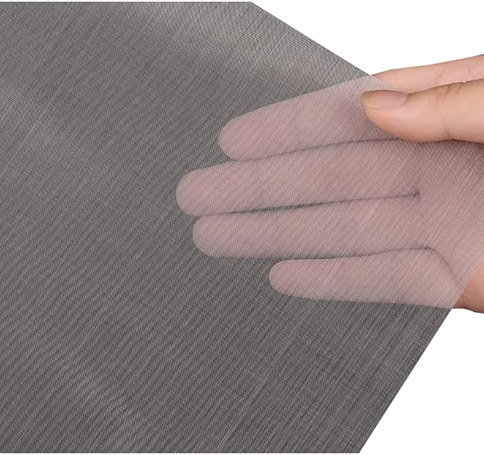 Stainless Steel Woven Wire Mesh, 304 Steel Wire Cloth, Insect Screen, Air Vent Mesh, Metal Mesh Sheet, Wire Netting Roll, Mesh Screen for Filter, Window, Garden