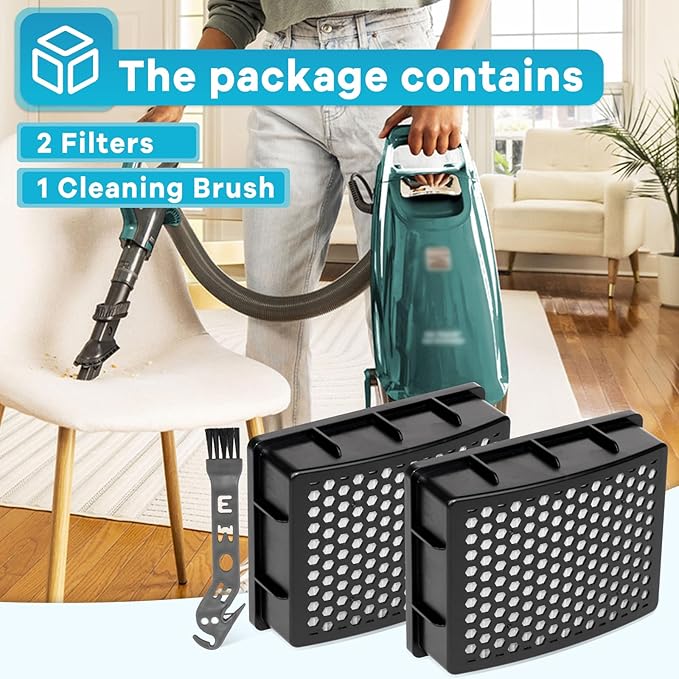 2Pack K3010 HEPA Replacement Filter for Kenmore Upright Vacuum Cleaner BU4018 BU4020 BU4021 BU4022 BU4050 BU3040 DU2012 DU2015 DU5080 DU5092 DU2109 DU2055