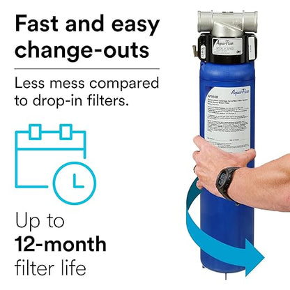Aqua-Pure AP902 Whole House Sanitary Quick Change Water Filter System, Reduces Sediment, Heavy Duty, 100,000 Gallons