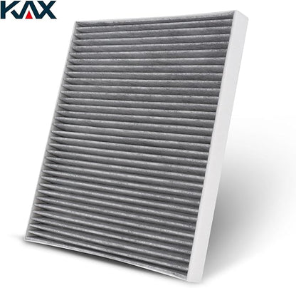 KAX Cabin Air Filter with Activated Carbon, CF10360 Replacement for Chevrolet Silverado 1500, Tahoe, Silverado 2500 HD, GMC Sierra 1500, Yukon, Suburban 1500, Passenger Compartment Air Filter