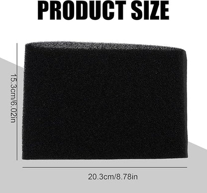 6Pcs 90107 Dry Filter, 6Pcs Retaining Bands, 4Pcs 90585 Shop Vac Foam Sleeve Filter Replacements for Most Shop Vac Wet/Dry Vacuum Cleaners 5 Gallon and Above