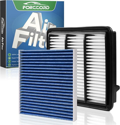 Cabin & Engine Air Filter Combo Fit for Honda CR-V CRV CR V 2023 2024 2025 2026 L4 1.5L (Not for Hybrid 2.0L) Activated Carbon Cabin Filter Replacement CF11182 17220-64A-A00 Car Accessories