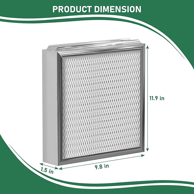 Carmerny 990-13 Humidifier Vapor Water Pad Filter Compatible with GeneralAire 990-13 G13 Humidifier Replacement Evaporator Pad Media Filter for Models 709 990 1040 1042 1137 SL16, GFI #7002, 3-Pack