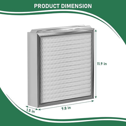 Carmerny 990-13 Humidifier Vapor Water Pad Filter Compatible with GeneralAire 990-13 G13 Humidifier Replacement Evaporator Pad Media Filter for Models 709 990 1040 1042 1137 SL16, GFI #7002, 3-Pack