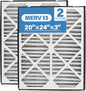 20x24x3 MERV 13 Pleated Air Filter, 2 Pack, Compatible with Zephyr VGF Series 20x24x3 Whole Home Return Air Grille Filter, Actual Size 18.42 * 22.55 * 3"
