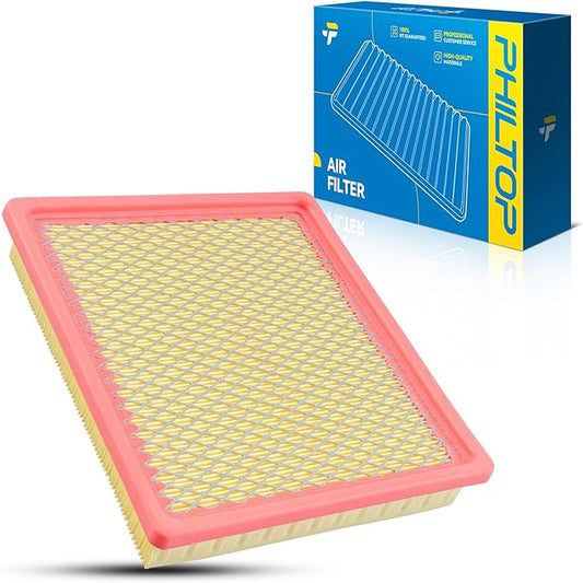 PHILTOP Engine Air Filter, CA9054 Compatible with Chrysler Town & Country 2001-2010, 200 2011-2014, Sebring, Voyager, Dodge Grand Caravan 2001-2010, Avenger 2008-2014, Caravan, VW Routan