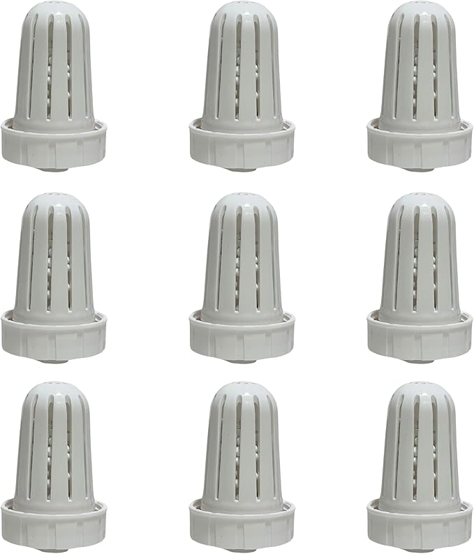 Nispira Mist Demineralization Cartridge Filter Replacement Compatible with Aennon Cool Mist Ultrasonic Humidifier | Prevents Mineral Deposit Hard Water White Dust | Pack of 9