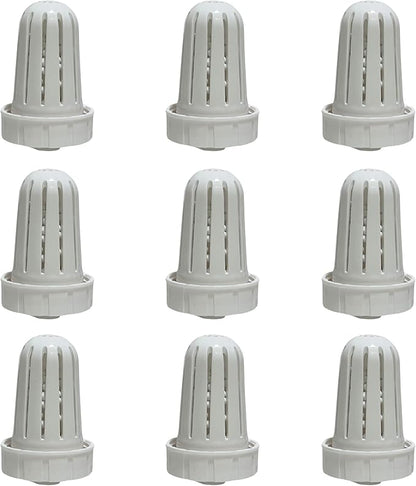 Nispira Mist Demineralization Cartridge Filter Replacement Compatible with Aennon Cool Mist Ultrasonic Humidifier | Prevents Mineral Deposit Hard Water White Dust | Pack of 9