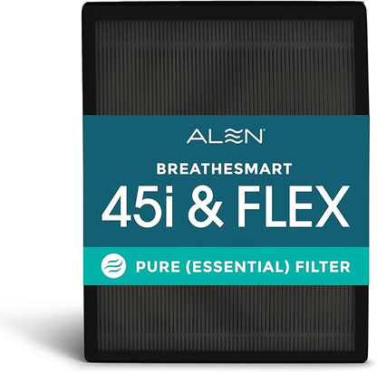 Alen 45i & Flex Replacement Air Filter, Pure Filter, B4-Pure H13 True HEPA Filter for BreatheSmart Air Purifier - Captures Dust
