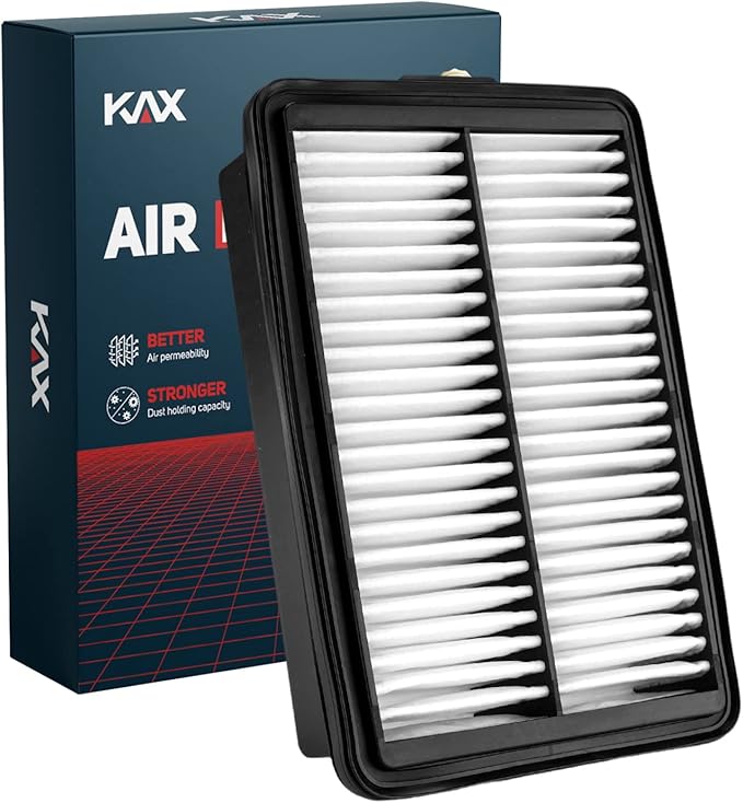 KAX Engine Air Filter, CA12057 Replacement for Elantra, Kona, Forte, Soul, Elantra GT, Veloster, 1.4L/1.6L/2.0L Advanced Air Filter Media, Increased Acceleration