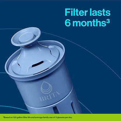 Brita Water Dispenser, UltraMax Elite Filter, Removes 99% of Lead, Includes 1 Filter, 27-Cup Capacity, Black