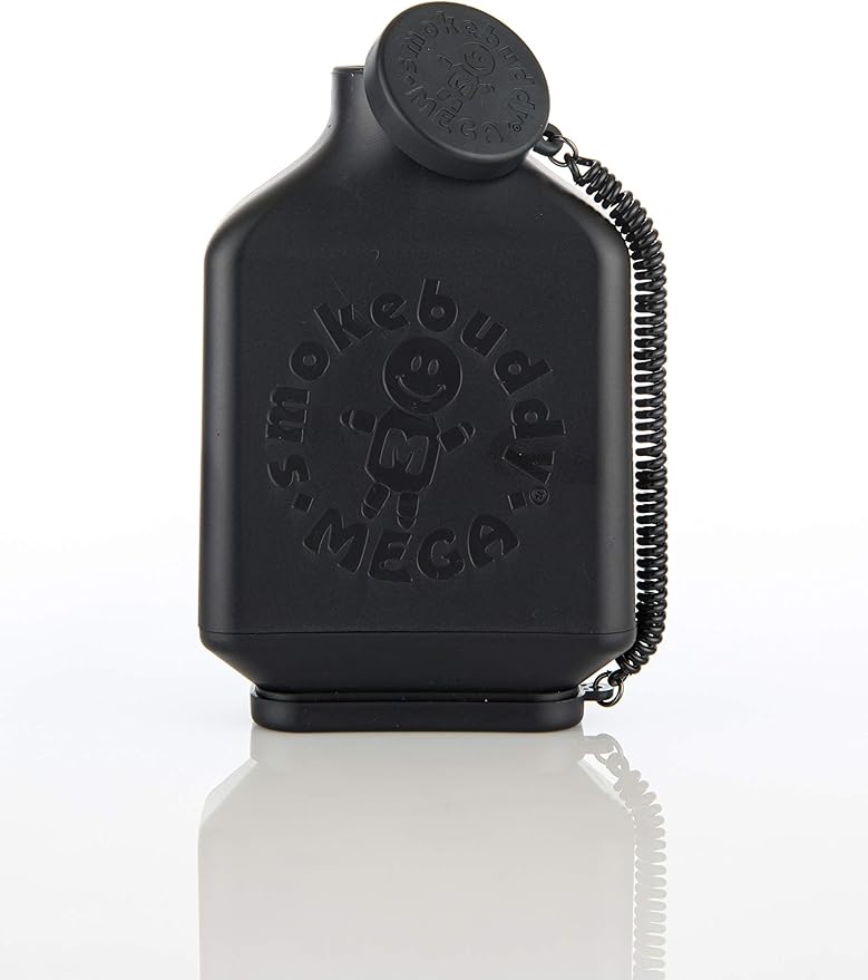 Smoke Buddy Mega Personal Air Purifier Cleaner Filter Removes Odor - Black