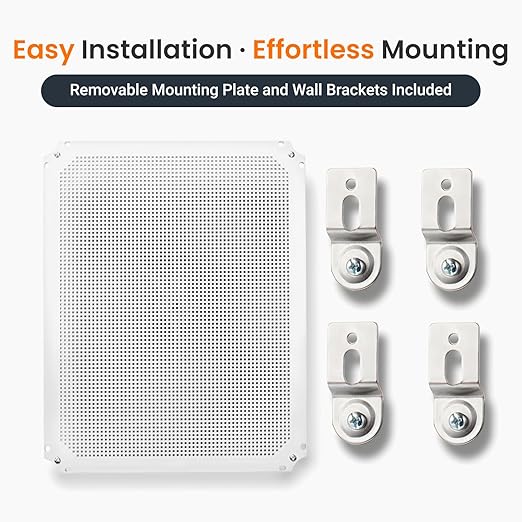 QILIPSU Waterproof Junction Box IP67 Outdoor Plastic Electrical Project Enclosure Weatherproof with Mounting Plate, Wall Brackets, Hinged Grey Cover 20"x16.1"x7.9"