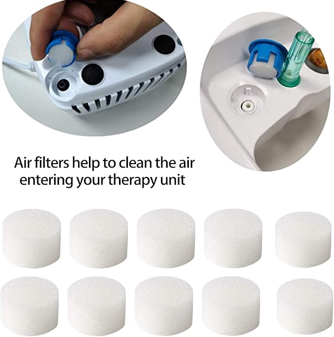 HXHLYH(60 PPI) Air filter Sponge, 30 Pieces of Replacement Compressor System Accessories Cold Mist Filter Accessories Sponge Air Filter