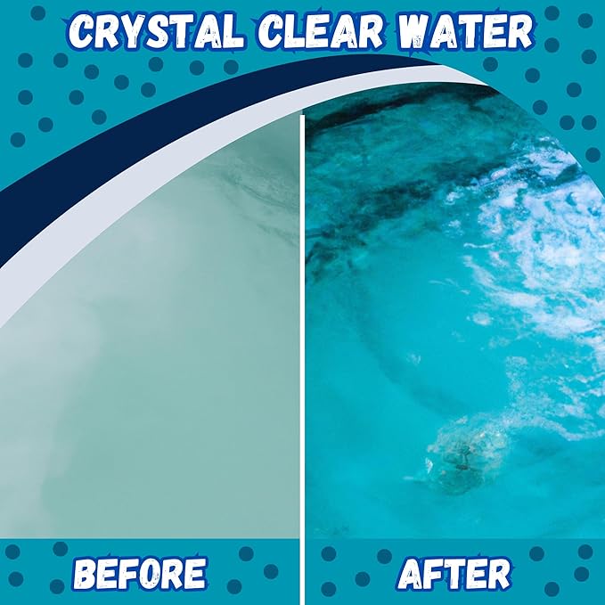Ahh-Some - Hot Tub Serum Cleaner Sachet | Clean Pipes & Jets Gunk Build Up | Clear & Soften Water for Hot Tub, Jetted Tub, Swim Spa | Top Clarifier Up to 450 Gallons of Water (One Time Use Only)
