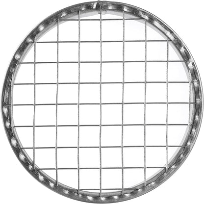 Repa Market Ø5 Inch Duct Cover – Galvanized Steel Round Duct Cap with Mesh Screen – HVAC Exhaust or Intake Vent – Exterior Pipe Air Outlet – Spiral Ventilation Ducting Metal End Plug
