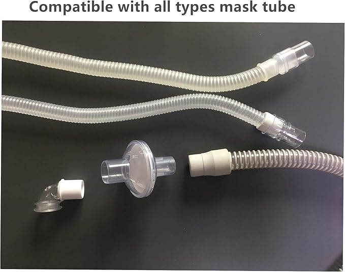 12 Packs Universal Filters Fit in-Line Filter,Filtered Air Connector Compatible with Dreamstation,Fits All 22mm 25mm Heating Tube Machine