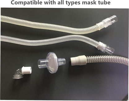 12 Packs Universal Filters Fit in-Line Filter,Filtered Air Connector Compatible with Dreamstation,Fits All 22mm 25mm Heating Tube Machine