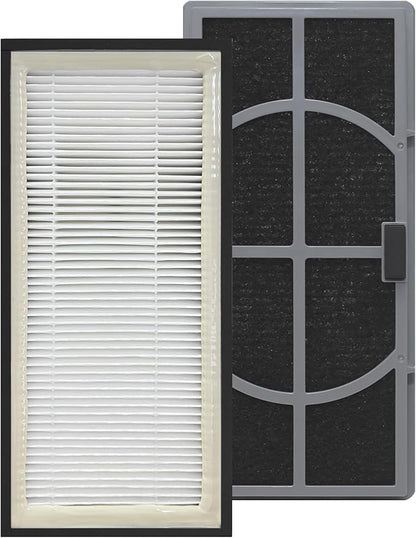 A/D/H HEPA Filter, Allergen Reduction + Odor Eliminator, Compatible with Filtrete 3M Air Purifier FAP-TT-ADH and Homes HAP9432, HAP9243, HAP9415, Fits for Honeywell Air purifier HPA060(BWM), 2-Pack