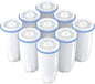 Upgraded Water Filter Replacement Fit for Zero Pitcher and Dispenser ZR-001 ZR-004 ZP-006 ZR-017, Five-Stage Filter System, Effectively Reducing Lead, Chromium, and Contaminants, 9 Packs, By BOGDA