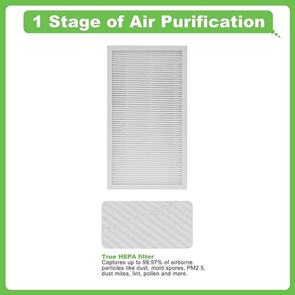 F1 Filter Allergen Reduction, Replacement Filter Compatible with Filtrete C01 T02 Room Air Purifier FAP-C01-F1 and FAP-T02-F1,2 Pack