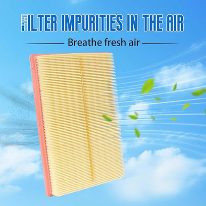 Engine Air Filter 17801-38010 Compatible with Toyota RAV4 2013-2018, Avalon 2013-2019, Camry 2012-2017 & Lexus ES300h 2013-2018, HS250h 2010-2012, LS460 2007-2017, LS600h 2008-2016
